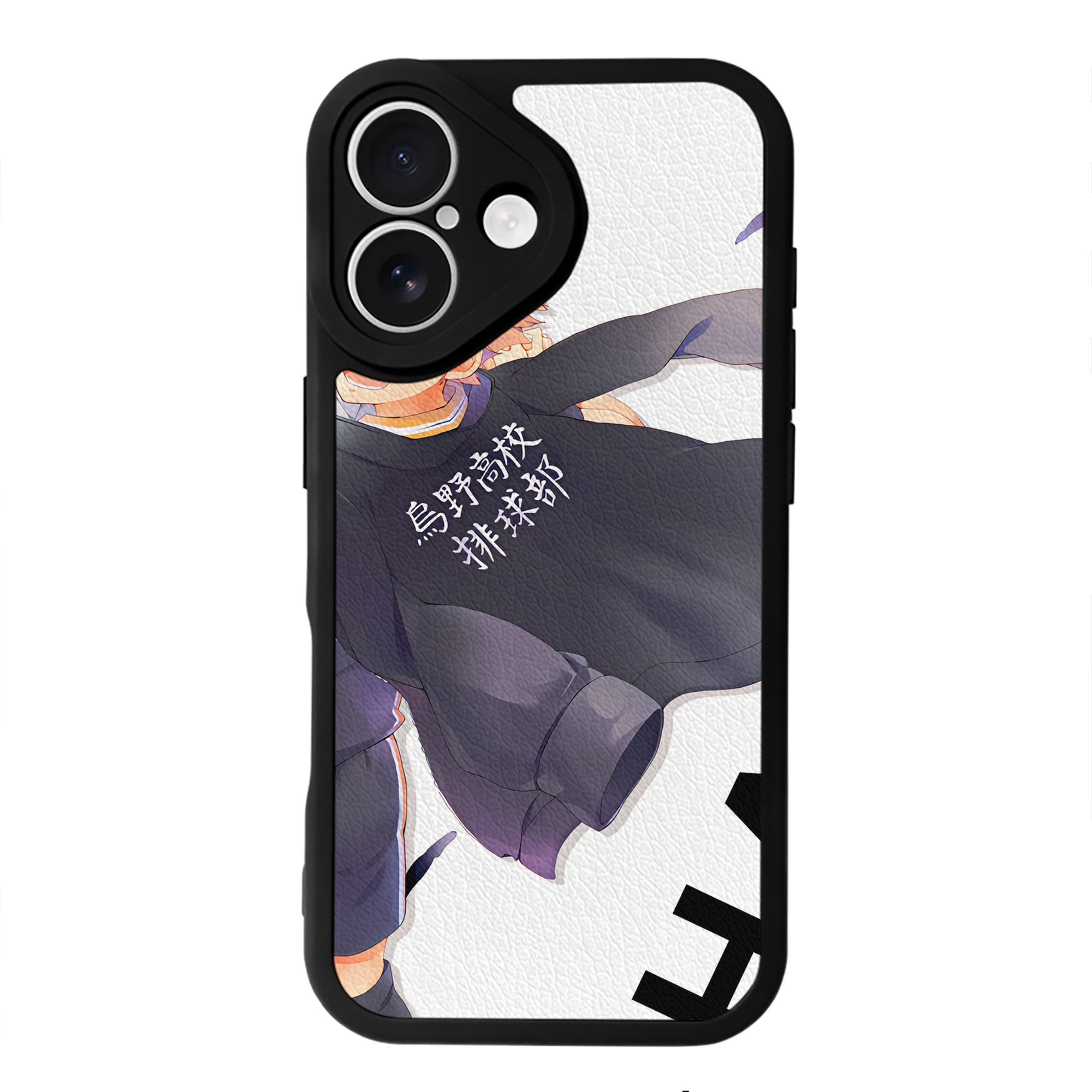 （画像用） ハイキュー!! Haikyu!! 【iPhone 16シリーズ対応】シリコンスマホケース（レザー調） 材質：シリコン